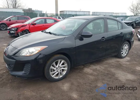 2012 Mazda Mazda3 I Touring z USA, uszkodzony, nr VIN JM1BL1VG0C1504445